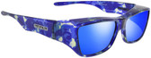 Jonathan Paul® Fitovers Eyewear Large Neera in Blue-Blast & Blue Mirror NR002BM