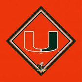 Collegiate Microfiber Cloth, University of Miami