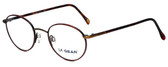 LA Gear Designer Reading Glasses Golden Gate in Tortoise 47mm