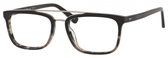 Ernest Hemingway H4825 Unisex Rectangular Frame Eyeglasses in Black/Amber 54 mm RX SV