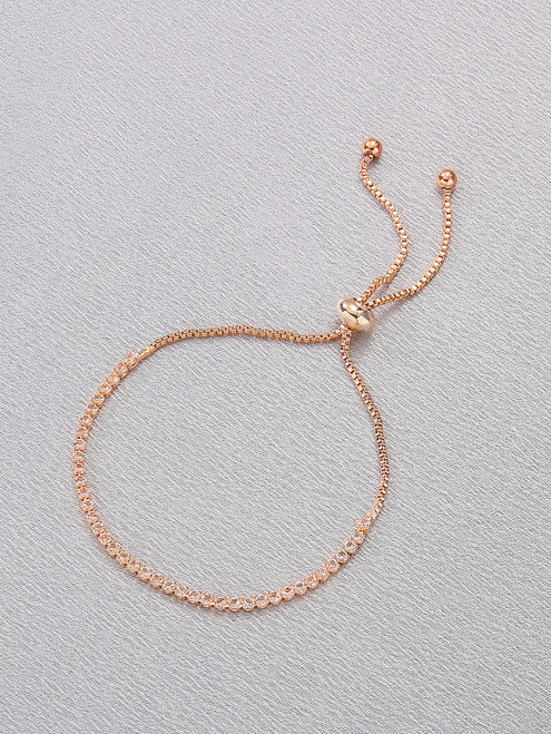 ROSE Gold Lariat Bracelet