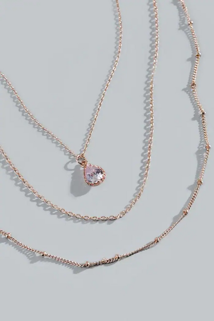 ROSE Gold Layered Necklace