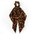 LARA Animal Print Scrunchie Scarf