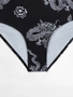 AIKO Dragon Print Swimsuit Set