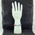 A single chakra balance bracelet displayed on a white mannequin wrist against a dark textured backdrop.