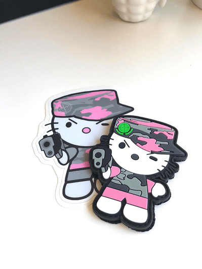 Danganronpa Hello Kitty Iron-on Patch -  Israel