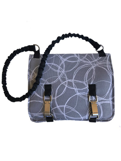 NORB (No Ordinary Range Bag) in Greystone Swirl Fabric Front New