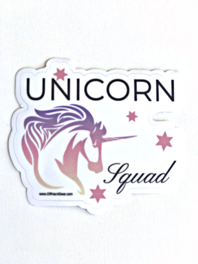 Unicorn Sticker White