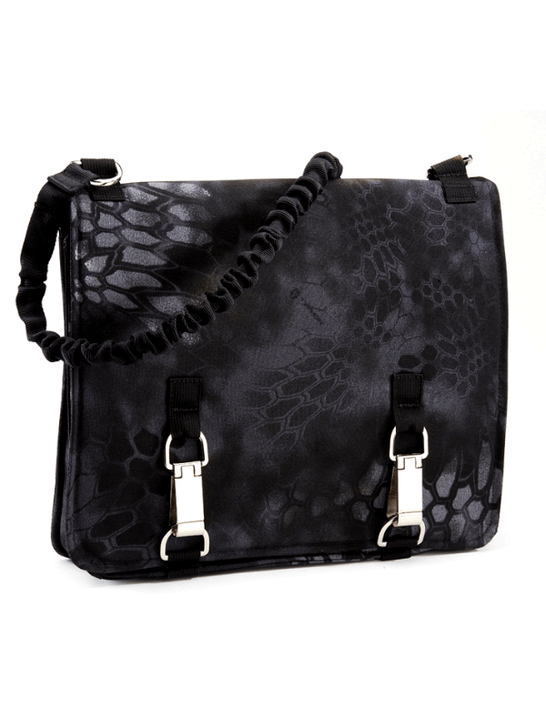 NORB Messenger bag in black kryptek camo pattern