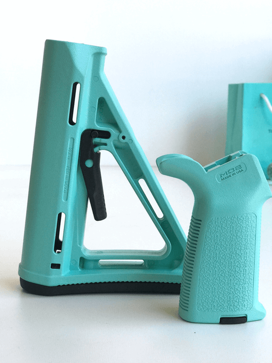 Magpul AR15 MOE Set in Robin Egg (Tiffany Blue)