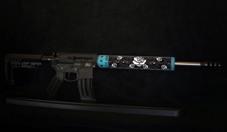 Cerakote Chick Custom 9" Rose Vine Handguard