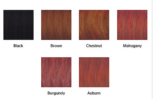 Henna Hair Dye Colour Chart