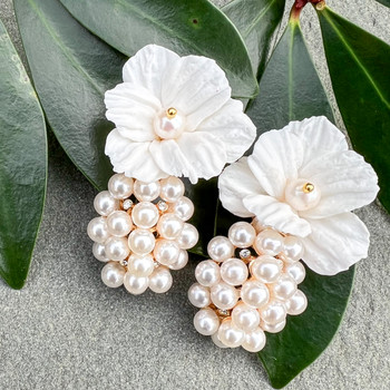 White Flower + Pearl Clusters 