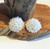White Beaded Stud