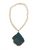 Large Chrysocolla on Gold Chain