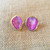 Geode Stud-Pink