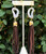 Brown Leather Tassel With Agate Earring