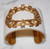 Gold Open Filigree Cuff