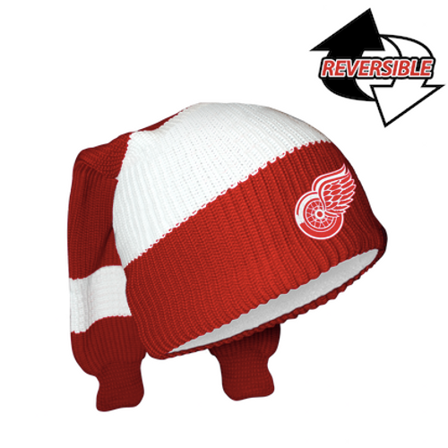 Hockey Sockey Detroit Red Wings Reversible Trapper Hat - Adult