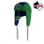 Hockey Sockey Vancouver Canucks NHL Reversible Trapper, reversible hockey hat with green and blue colors, ear flaps, and team logo, featuring a design that can be flipped for different looks. Hockey Sockey Vancouver Canucks NHL Reversible Trapper, reversible hockey hat with green and blue colors, ear flaps, and team logo, featuring a design that can be flipped for different looks.