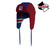 Hockey Sockey New York Rangers NHL Reversible Trapper, red and blue reversible trapper hat with team logo and striped pattern design. Hockey Sockey New York Rangers NHL Reversible Trapper, red and blue reversible trapper hat with team logo and striped pattern design.