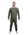 Hockey Sockey Vegas Golden Knights NHL Union Suit, a full-body brown and black plaid union suit with the team logo on the chest Hockey Sockey Vegas Golden Knights NHL Union Suit, a full-body brown and black plaid union suit with the team logo on the chest