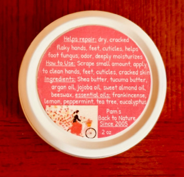 Hands, Feet & Skin Therapy - 2 oz Tin Jar Hands, Feet & Skin Therapy - 2 oz Tin Jar