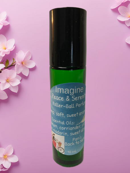 Imagine Peace & Serenity ~ Roller-Ball Perfume  ~ 10 ml