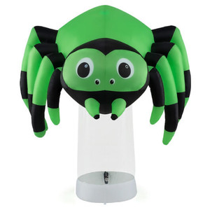6 Feet Halloween Inflatable Spider with 3 Color Rotating Light - Color: Green - Size: 6 ft D681-TT10029US 6 Feet Halloween Inflatable Spider with 3 Color Rotating Light - Color: Green - Size: 6 ft D681-TT10029US