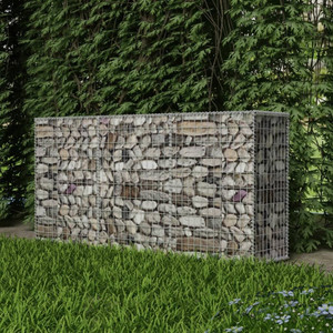 Gabion Basket Galvanized Steel 78.7"x19.7"x39.4" A949-142552 Gabion Basket Galvanized Steel 78.7"x19.7"x39.4" A949-142552