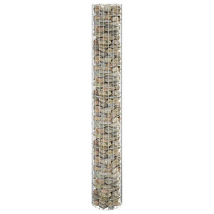 Circular Gabion Pole Galvanized Steel 11.8"x78.7" A949-152014 Circular Gabion Pole Galvanized Steel 11.8"x78.7" A949-152014