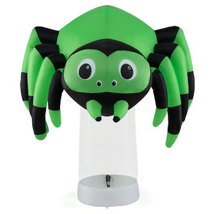 6 Feet Halloween Inflatable Spider with 3 Color Rotating Light B593-TT10029US 6 Feet Halloween Inflatable Spider with 3 Color Rotating Light B593-TT10029US