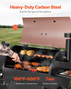 Wood Pellet Grill Smoker Outdoor Electric BBQ Grills 575 Sq.in Cook Area E415-KLYXLSCLS57546YSFV1 Wood Pellet Grill Smoker Outdoor Electric BBQ Grills 575 Sq.in Cook Area E415-KLYXLSCLS57546YSFV1