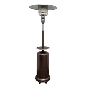 48000 BTU Bronze Steel Propane Cylindrical Pole Standing Patio Heater N270-480571 48000 BTU Bronze Steel Propane Cylindrical Pole Standing Patio Heater N270-480571