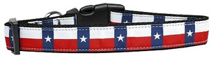 Texas Flag Nylon Dog Collar Medium S528-125-183 MD Texas Flag Nylon Dog Collar Medium S528-125-183 MD