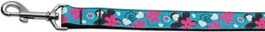 Aqua Love Nylon Ribbon Dog Collars 1 wide 6ft Leash S528-125-057 1006 Aqua Love Nylon Ribbon Dog Collars 1 wide 6ft Leash S528-125-057 1006