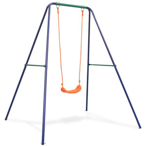  Single Swing Blue, Green, Orange Steel and Plastic Single Durable A949-91361