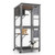 72 Inch TallWooden Cat House with Weatherproof Asphalt Roof-Gray B593-PV10074 72 Inch TallWooden Cat House with Weatherproof Asphalt Roof-Gray B593-PV10074
