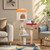 Cute Mushroom Cat Tree with Sisal Scratching Posts Top Condo and Padded Platforms-Multicolor B593-PV10268 Cute Mushroom Cat Tree with Sisal Scratching Posts Top Condo and Padded Platforms-Multicolor B593-PV10268