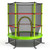 55 Inch Kids Recreational Trampoline Bouncing Jumping Mat with Enclosure Net-Green - Color: Green D681-TW10052GN 55 Inch Kids Recreational Trampoline Bouncing Jumping Mat with Enclosure Net-Green - Color: Green D681-TW10052GN