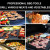 Color: grey - BBQ Grill Mat Non-stick Mat Heat Resistant Grill Mat Outdoor Baking Reusable Barbecue F640-12000035576583018 Color: grey - BBQ Grill Mat Non-stick Mat Heat Resistant Grill Mat Outdoor Baking Reusable Barbecue F640-12000035576583018