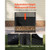 Firewood Rack with Waterproof Cover, 4 ft Outdoor Firewood Holder, 1/4 Cord Storage Metal Log Hold  Firewood Rack with Waterproof Cover, 4 ft Outdoor Firewood Holder, 1/4 Cord Storage Metal Log Hold
