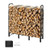 Firewood Rack with Waterproof Cover, 4 ft Outdoor Firewood Holder, 1/4 Cord Storage Metal Log Hold  Firewood Rack with Waterproof Cover, 4 ft Outdoor Firewood Holder, 1/4 Cord Storage Metal Log Hold