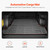 Cargo Mat Compatible with Toyota 4Runner 7 Seater 2010-2024 without Sliding Tray, Precise Fit Trunk Cargo Mat Compatible with Toyota 4Runner 7 Seater 2010-2024 without Sliding Tray, Precise Fit Trunk