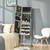 2-in-1 Jewelry Storage Cabinet Full Length Mirror in Gray Wood Finish 2-in-1 Jewelry Storage Cabinet Full Length Mirror in Gray Wood Finish
