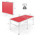 60 Inch Portable Tennis Ping Pong Folding Table with Accessories-Red - Color: Red D681-SP37197RE 60 Inch Portable Tennis Ping Pong Folding Table with Accessories-Red - Color: Red D681-SP37197RE
