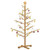Wooden Christmas Tree with Stand Brown 49.2" Solid pine wood A949-42018060  Wooden Christmas Tree with Stand Brown 49.2" Solid pine wood A949-42018060