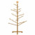 Wooden Christmas Tree with Stand Brown 49.2" Solid pine wood A949-42018060  Wooden Christmas Tree with Stand Brown 49.2" Solid pine wood A949-42018060