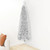 Slim Artificial Half Christmas Tree Silver PVC, Steel Slim A949-344596  Slim Artificial Half Christmas Tree Silver PVC, Steel Slim A949-344596