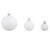 Christmas Ball Set of 100 White, Grey Plastic Small, Medium A949-245717  Christmas Ball Set of 100 White, Grey Plastic Small, Medium A949-245717